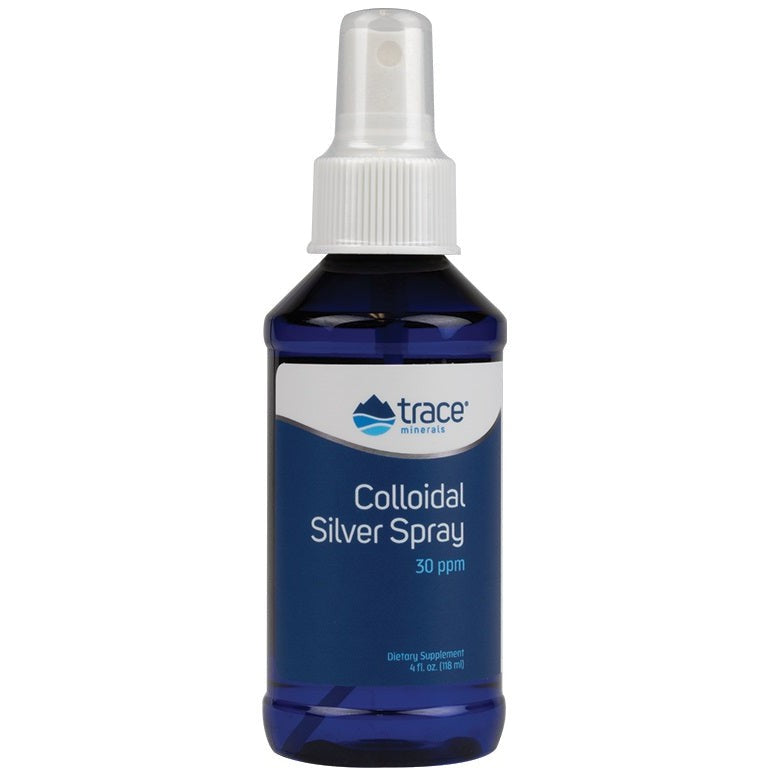 Trace Minerals Colloidal Silver Spray, 30ppm - 118 ml.