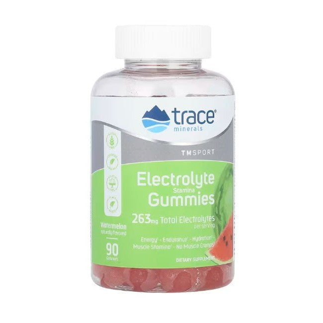 Trace Minerals Electrolyte Stamina Gummies, Watermelon - 90 gummies