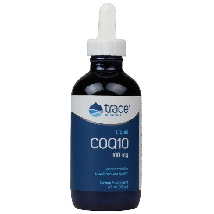 Trace Minerals Liquid CoQ10, 100mg - 118 ml.