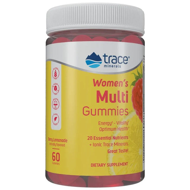 Trace Minerals Women's Multi Gummies, Berry Lemonade - 60 gummies