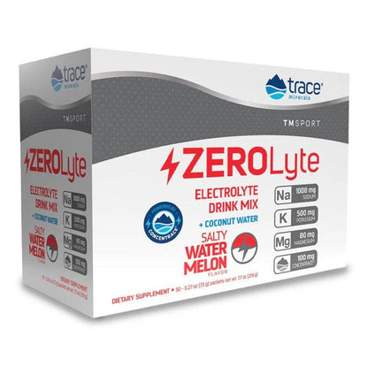 Trace Minerals ZEROLyte, Salty Watermelon - 30 packets