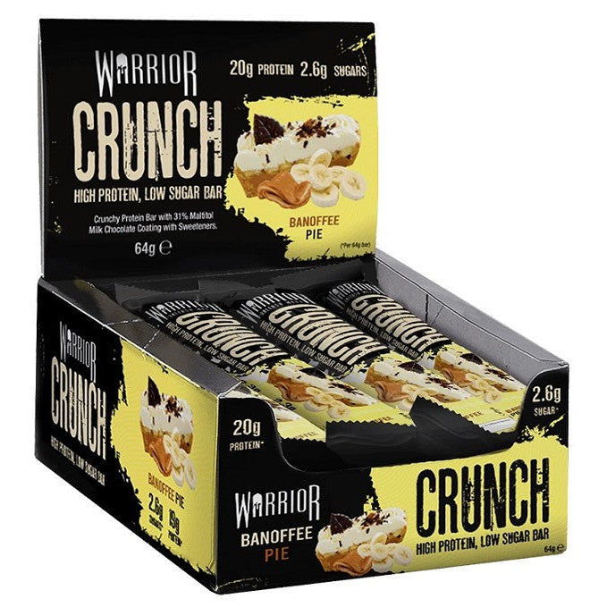 Warrior Crunch Bar, Banoffee Pie - 12 bars