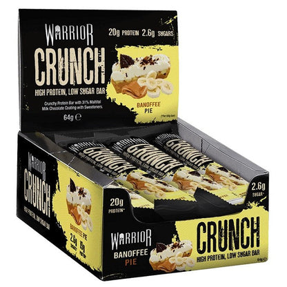 Warrior Crunch Bar, Banoffee Pie - 12 bars