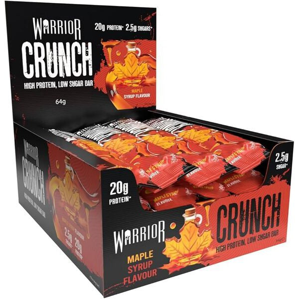 Warrior Crunch Bar, Maple Syrup - 12 bars