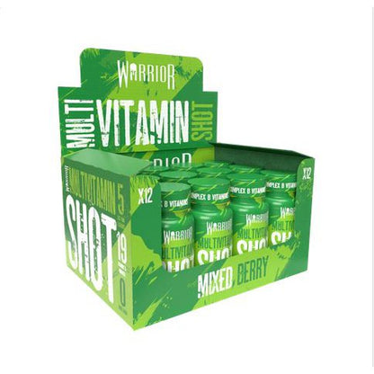 Warrior Multivitamin Shot, Mixed Berry - 12 x 60 ml.