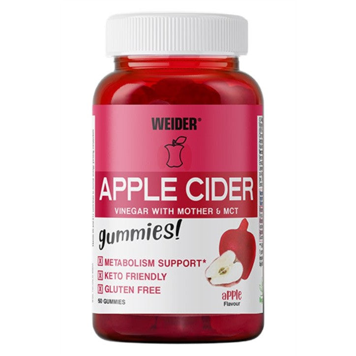 Weider Apple Cider, Apple - 50 gummies
