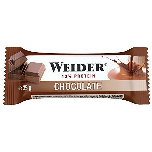 Weider Carbohydrate & Protein Bar, Chocolate - 24 x 35g