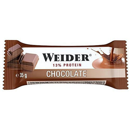 Weider Carbohydrate & Protein Bar, Chocolate - 24 x 35g