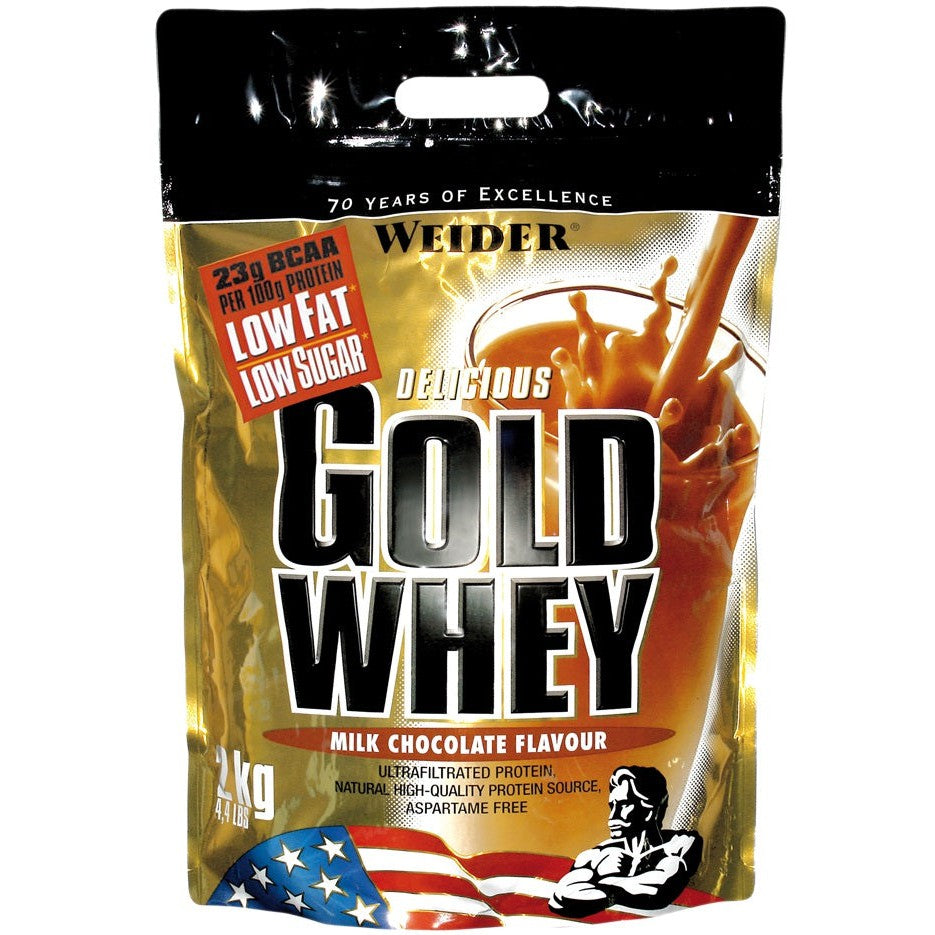 Weider Gold Whey, Milk Chocolate - 2000g