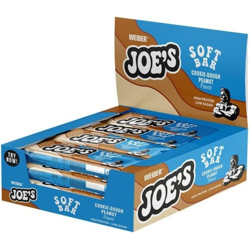 Weider Joe's Soft Bar, Cookie Dough Peanut - 12 x 50g