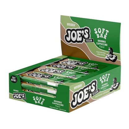 Weider Joe's Vegan Soft Bar, Brownie Cappuccino - 12 x 50g