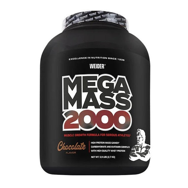 Weider Mega Mass 2000, Chocolate - 2700g
