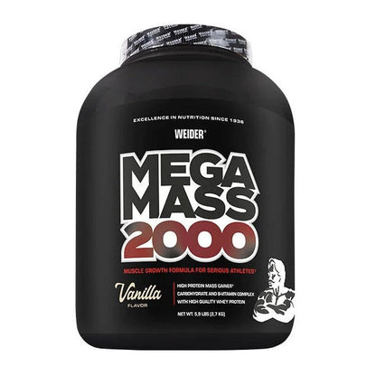 Weider Mega Mass 2000, Vanilla - 2700g