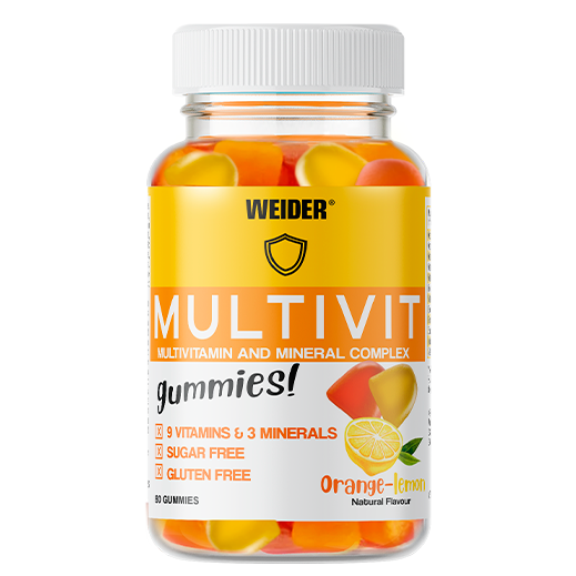 Weider Multivit, Orange Lemon - 80 gummies