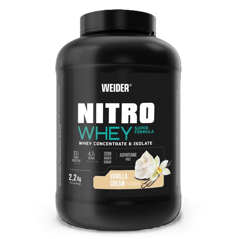 Weider Nitro Whey Super Formula, Vanilla Cream - 2200g