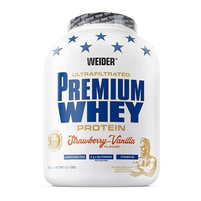 Weider Premium Whey, Strawberry Vanilla - 2300g