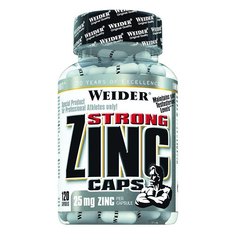 Weider Strong Zinc, 25mg - 120 caps