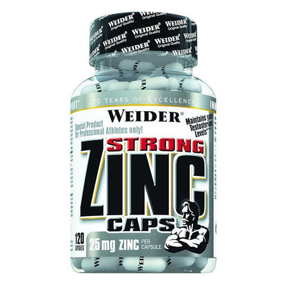 Weider Strong Zinc, 25mg - 120 caps