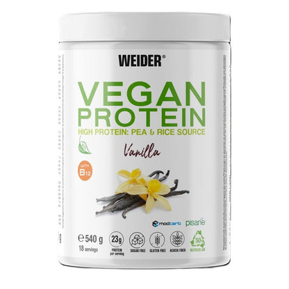Weider Vegan Protein, Vanilla - 540g