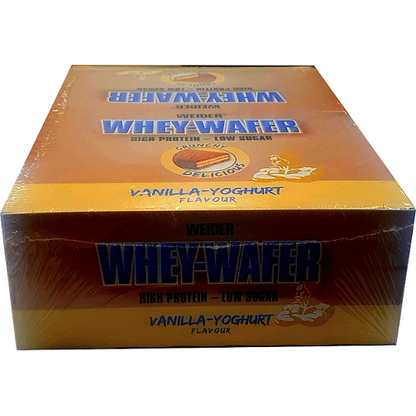Weider Whey-Wafer, Vanilla Yoghurt - 12 x 35g