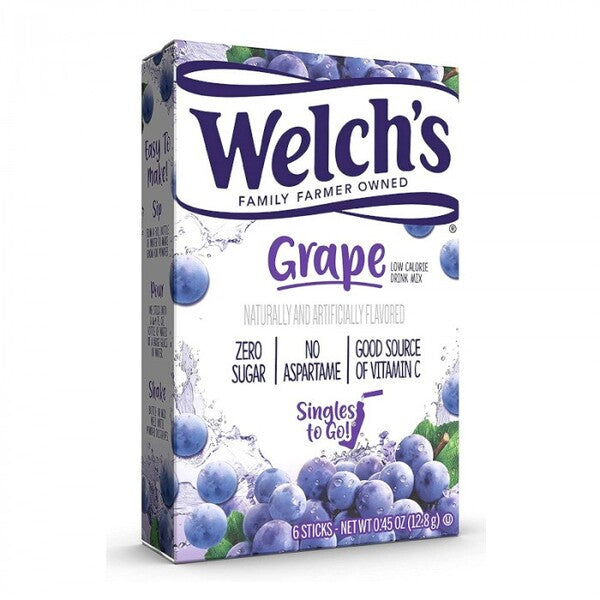 Welch's Singles to Go, Grape - 6 sticks