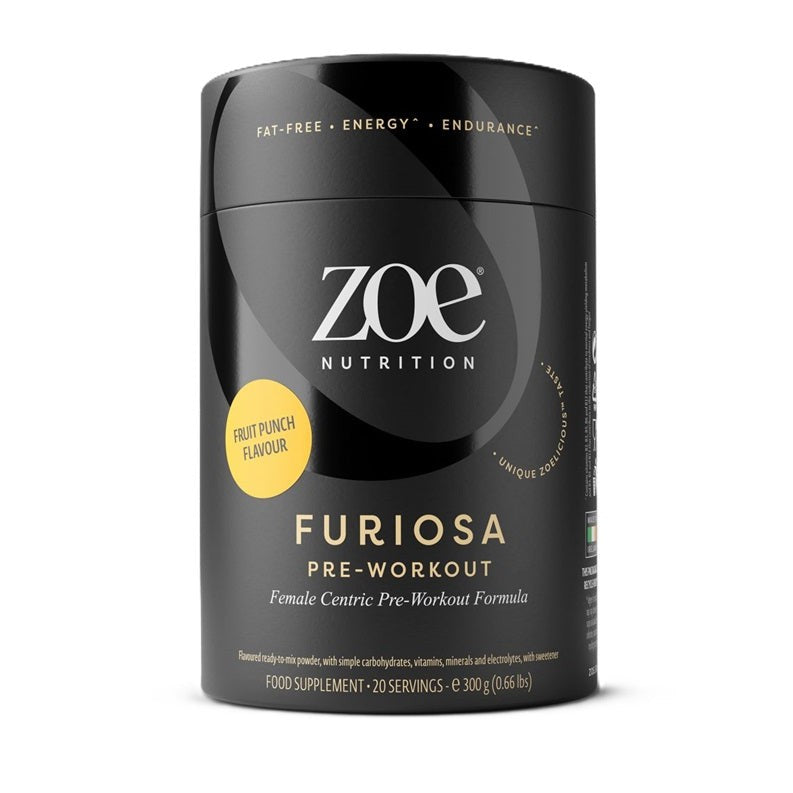 ZOE Nutrition Furiosa Pre-Workout, Fruit Punch - 300g