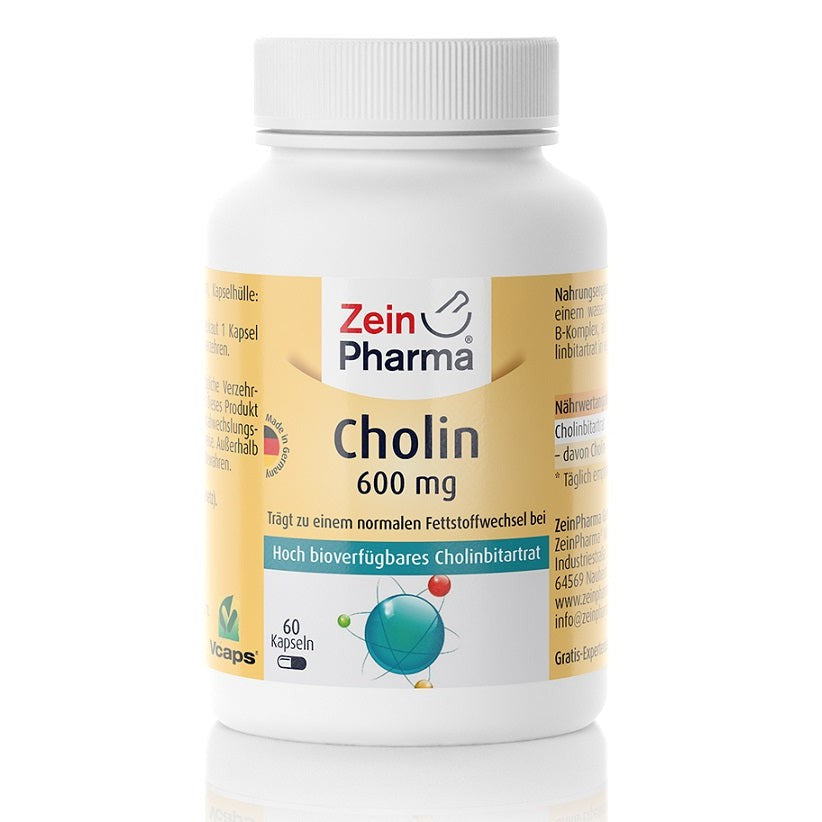 Zein Pharma Choline, 600mg - 60 caps