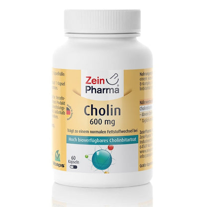 Zein Pharma Choline, 600mg - 60 caps