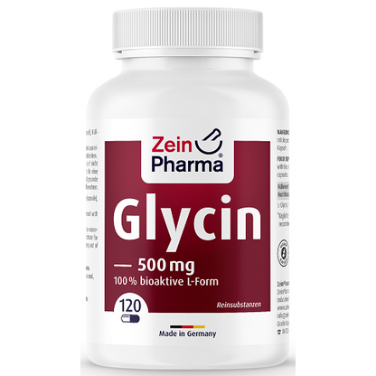 Zein Pharma L-Glycine, 500mg - 120 caps