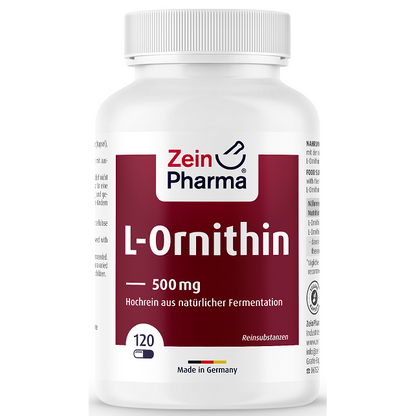 Zein Pharma L-Ornithine, 500mg - 120 caps