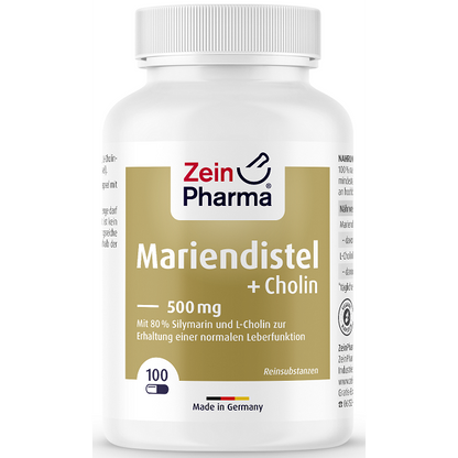 Zein Pharma Milk Thistle + Choline, Liver Complex - 100 caps