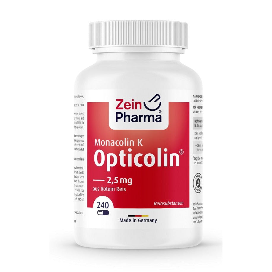 Zein Pharma Monacolin K Opticolin - 240 vcaps