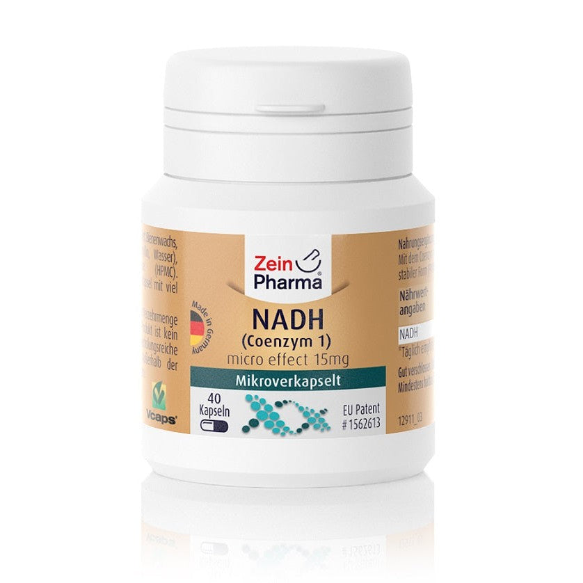 Zein Pharma NADH (Coenzyme 1), 15mg - 40 caps