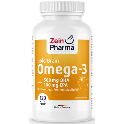 Zein Pharma Omega-3 Gold - Brain Edition - 120 softgels