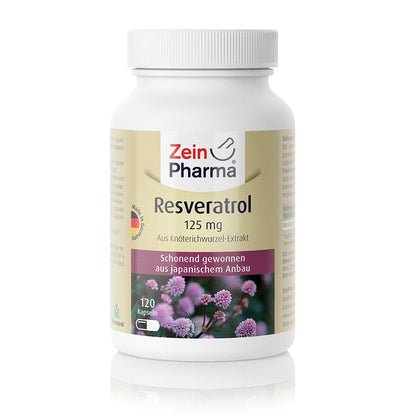 Zein Pharma Resveratrol, 125mg - 120 caps