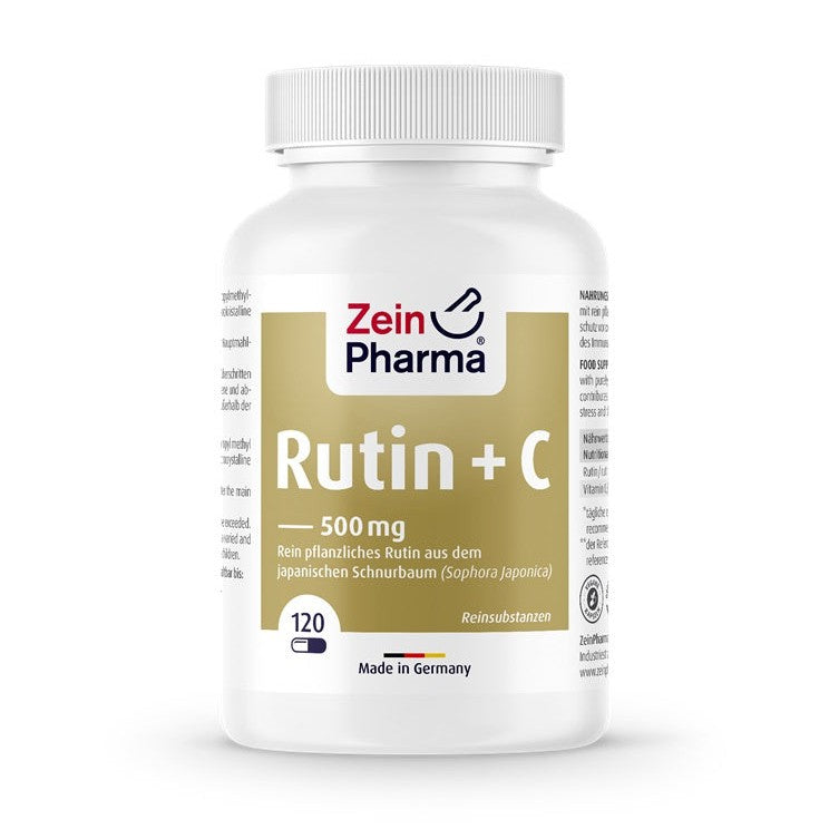 Zein Pharma Ruitn + C, 500mg - 120 vcaps